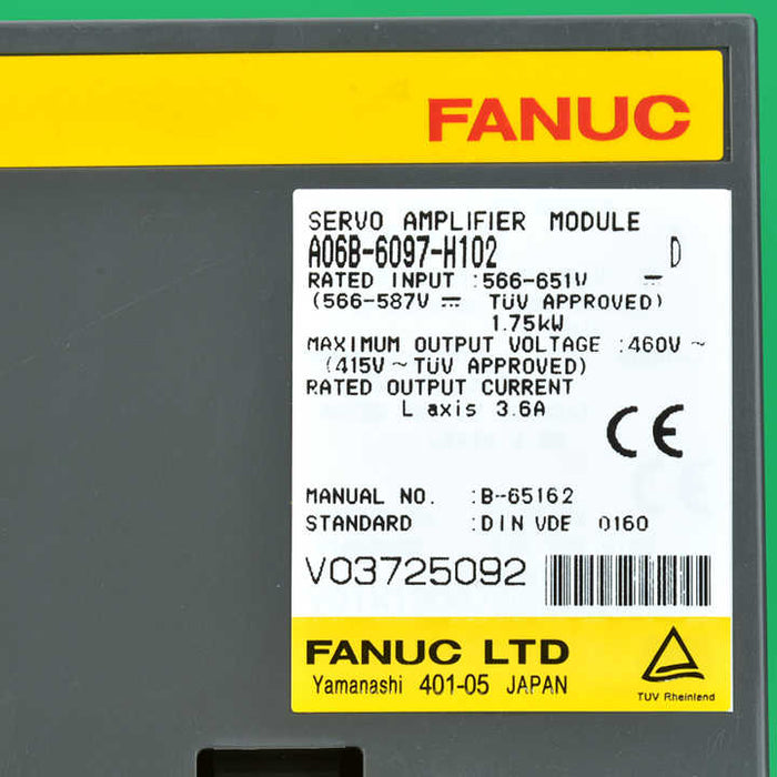 FANUC a06b-6097-h102 Servo Drive Amplifier 