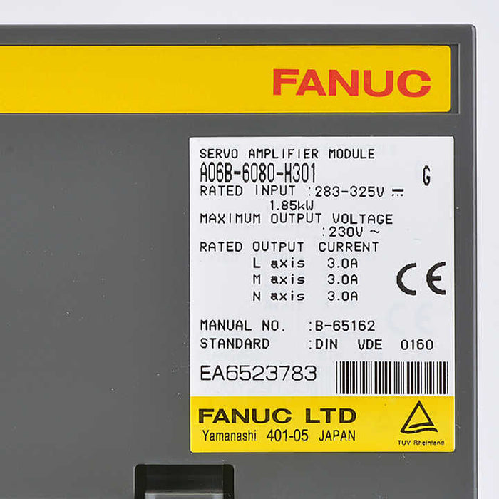 Fanuc servo amplifier A06B-6080-H301