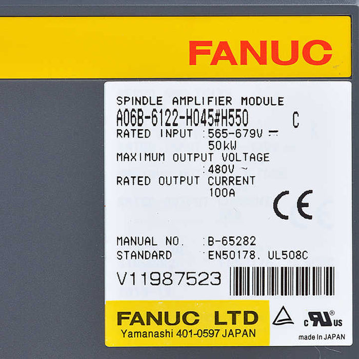 FANUC a06b-6122-h045 AC Servo Drive 