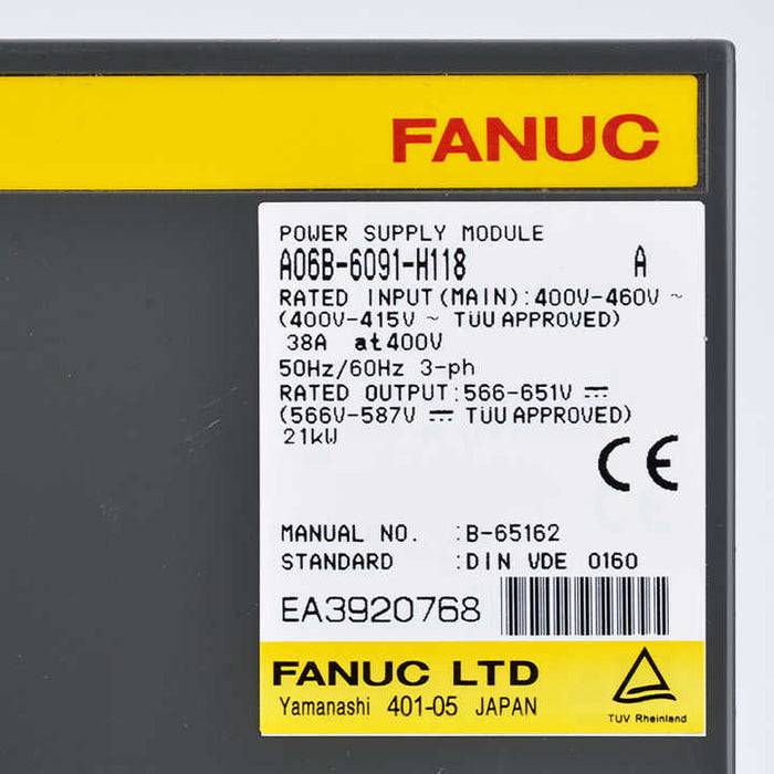 FANUC a06b-6091-h118 AC Servo Drive 