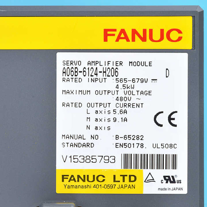 FANUC a06b-6124-h206 AC Servo Drive 