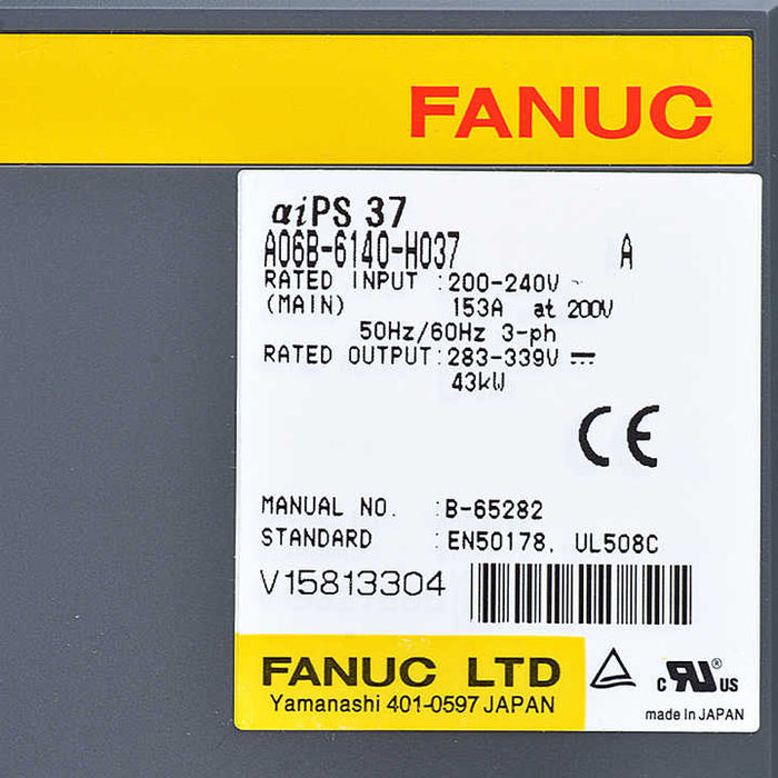 FANUC a06b-6140-h037 AC Servo Drive 