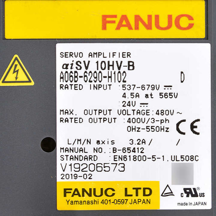 FANUC a06b-6290-h102 Servo Drive Module 