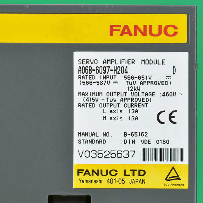 FANUC a06b-6097-h204 AC Servo Drive 