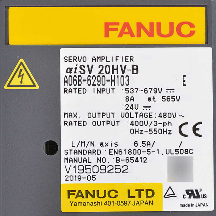 FANUC a06b-6290-h103 Servo Drive Module 