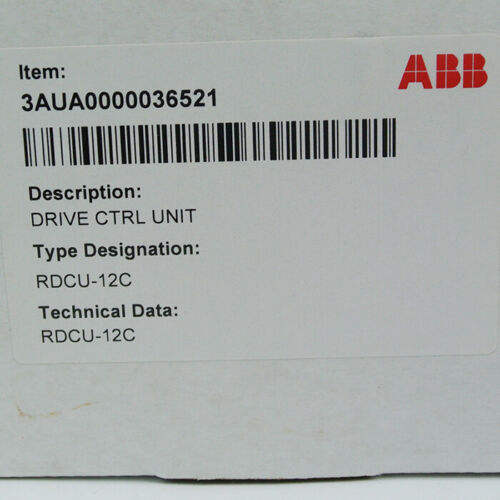 Brand New Original/Used ABB RDCU-12C Control Unit 3AUA0000036521