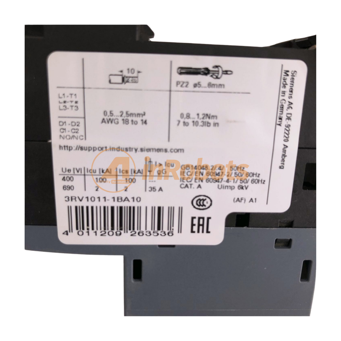 3RV1011-1BA10 Siemens Circuit Breaker