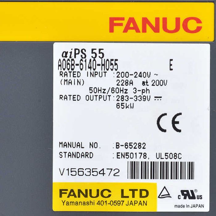 FANUC a06b-6140-h055-2 Servo Drive Amplifier 