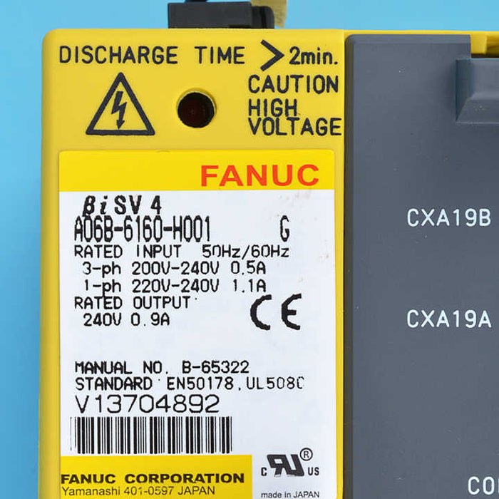 A06B-6160-H001Japan original fanuc cnc control systemOn-the-spot negotiation of Fanuc amplifier driver module