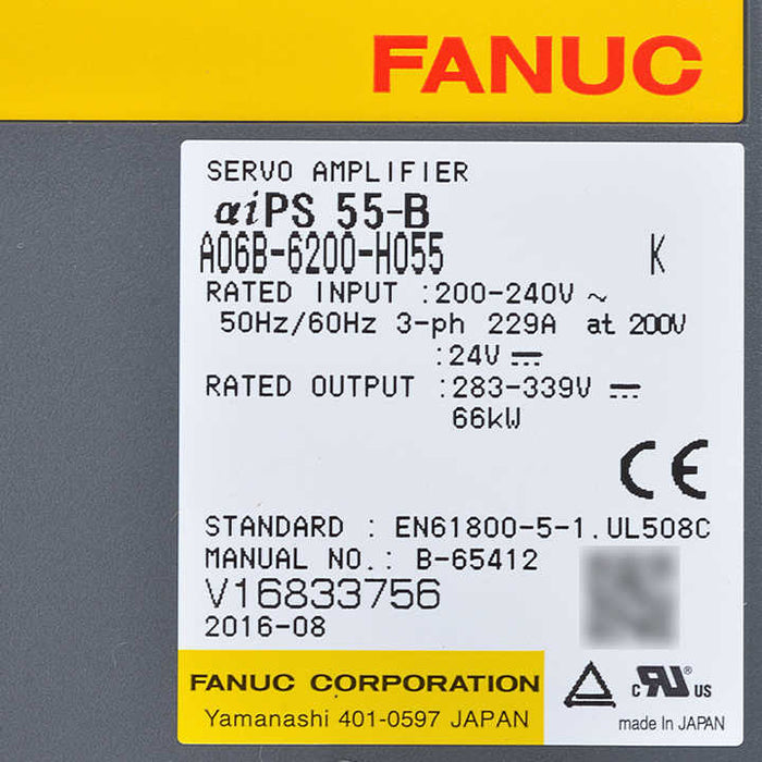 FANUC a06b-6200-h055 Servo Drive Module 