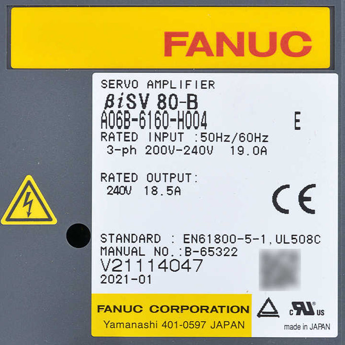 FANUC a06b-6160-h004 AC Servo Drive 