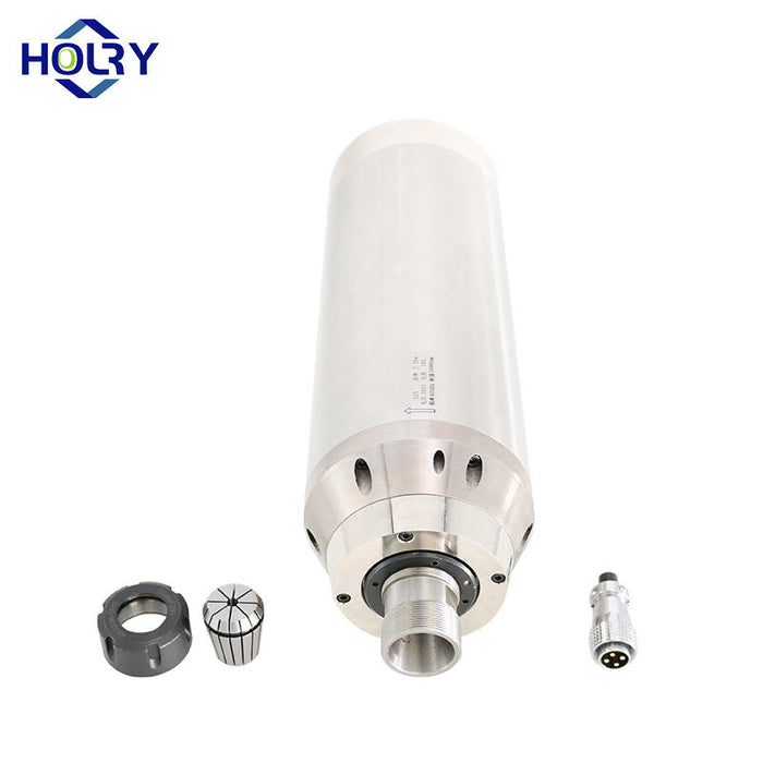 Holry Lowbacklash Kw Kw Water Cooling Spindle Motor Rpm Er Collet Round V V Spindle Motor With Ceramic Ball Bearings 42BLDC New