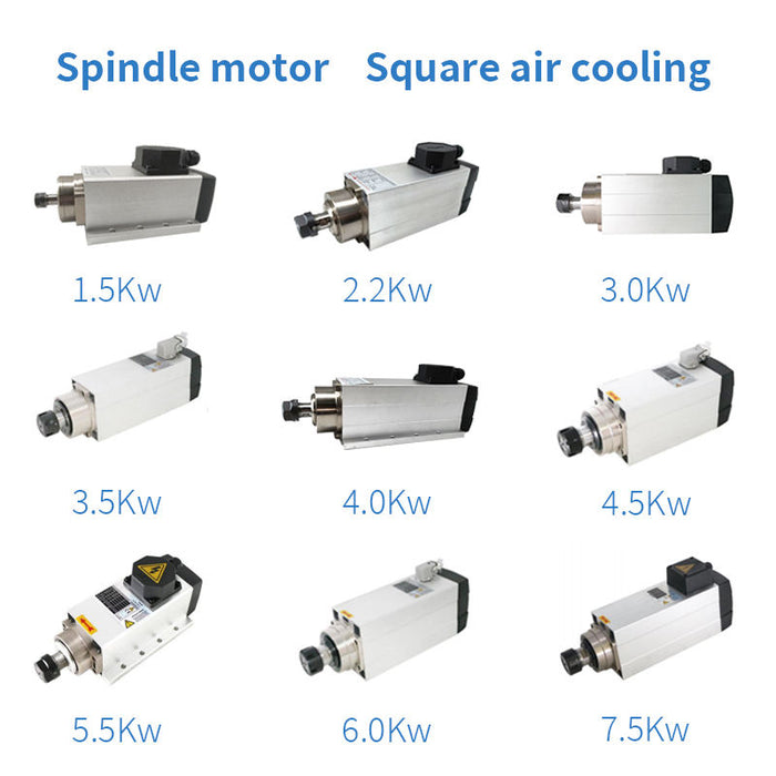 Horly Motor Hotselling V V High Power Rpm Kw Kw Kw Er Er Er Air Cooled Spindle Motor For Cnc Machining 42HB48F04AB New