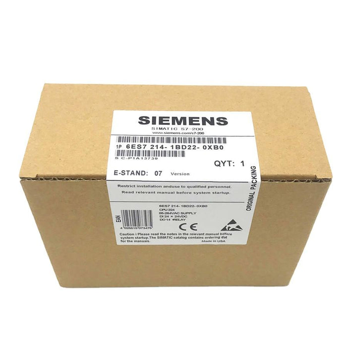 Siemens CPU Module 6ES7214-1BD22-0XB0 New