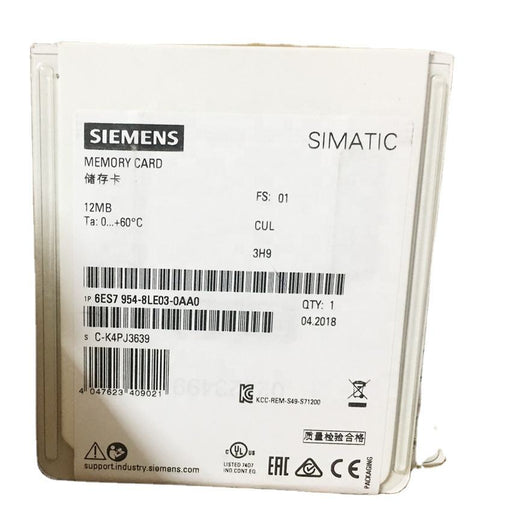 Siemens 6es7954-8le03-0aa0 Memory Card 