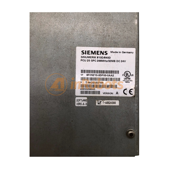 6FC5210-0DF00-0AA2	Siemens	SINUMERIK 810D/840D Control Unit