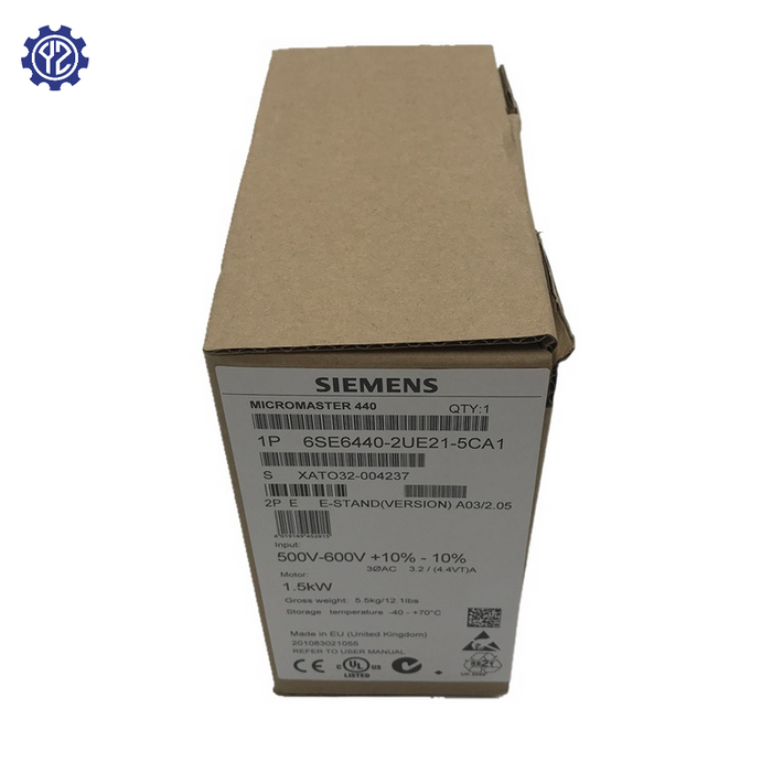 Siemens Inverterpower KwInverterMasterWithout Filter Ac VHz Constant Torque 6SE6440-2UE21-5CA1 100% Original