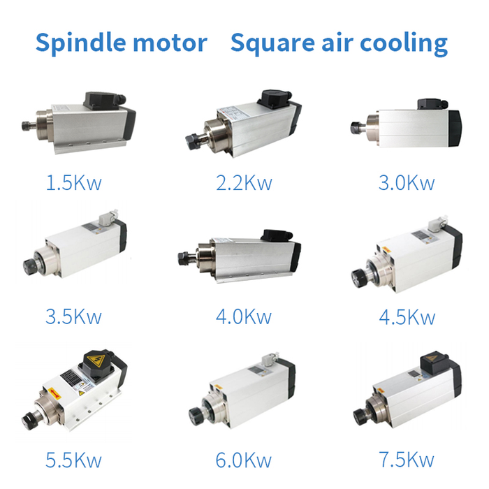 Holry Cnclathe Router Woodworking Machine Air Cooled Square Motor Kw Kw Kw Kw Kw Kw Rpm Spindle Motor Kit 80BLDC47530A-01 New