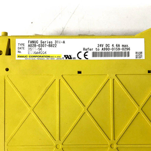 FANUC a02b-0307-b822-31i-a Controller