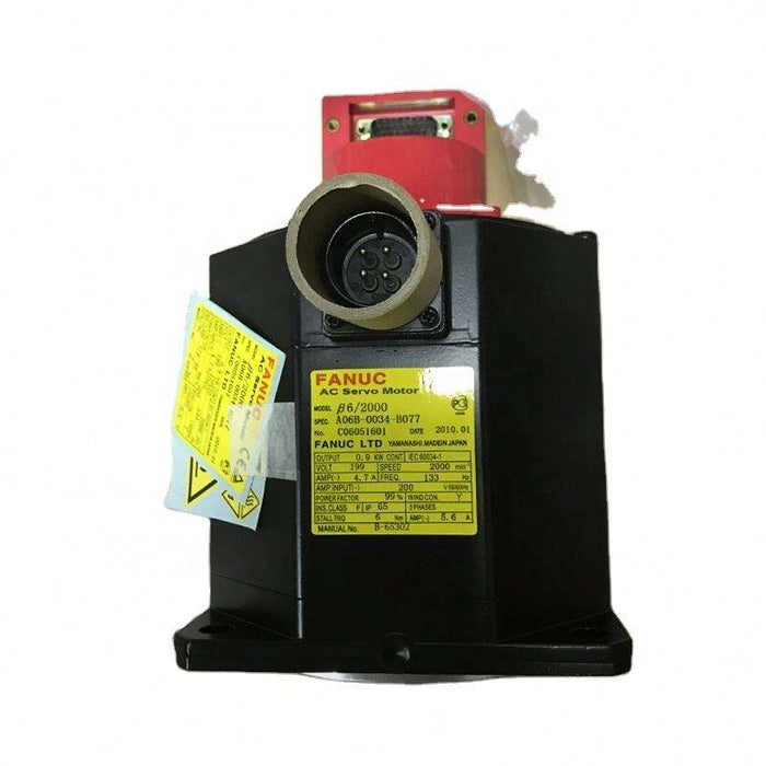 Fanuc JapanAb Fanuc Ac Servo Motor Servo Fanuc Ac Motor A06B-0034-B075 100% Original