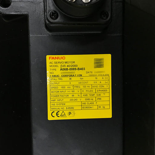 FANUC a06b-0089-b403 AC Servo Motor 