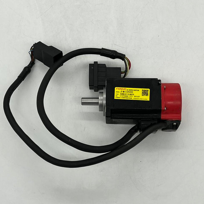 Fanuc Cncjapan PlcAc Servo Motor A06B-0112-B075 100% Original