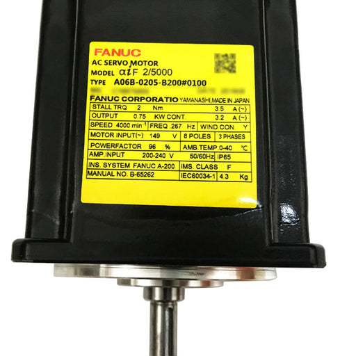 FANUC a06b-0205-b200 AC Servo Motor 