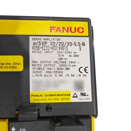 FANUC a06b-6232-h001 Robot Spare Part