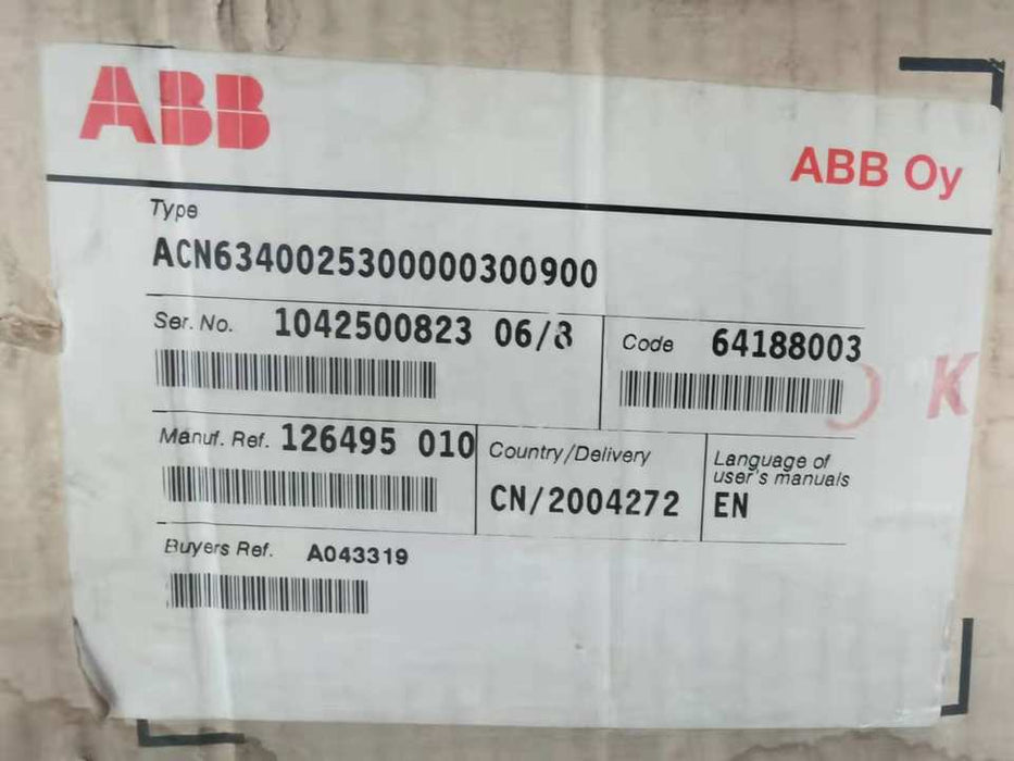 Abb Negotiateprice In Stock BrAcs Inverter ACN6340025300000300900 New