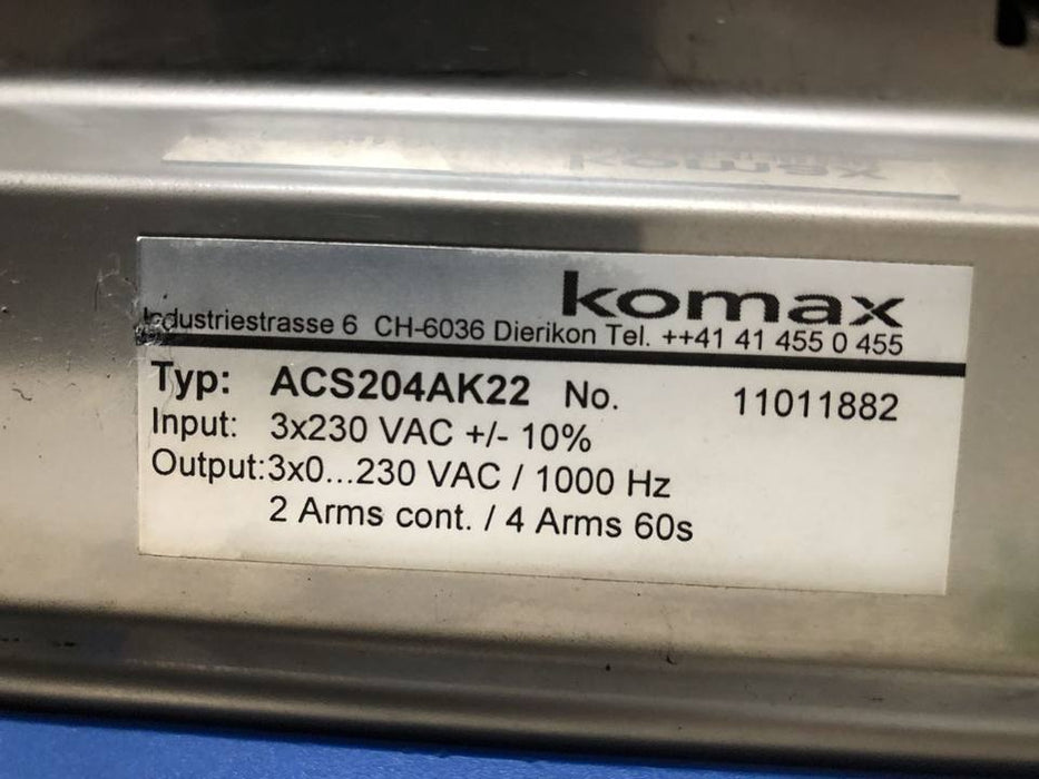 Komax ACS204AK22 Servo Drive