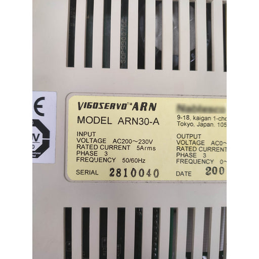 Other In Good ConditionServo Drive Vigoservo Arn ARN30-A Used In Good Condition