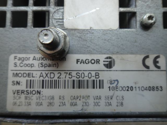 Fa ger AXD2.75-S0-0-B / AXD 2.75-S0-0-B Servo Drive