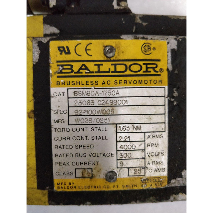 Baldor Servo Motor BSM63A-350AA BSM80A-175CA USED & NEW