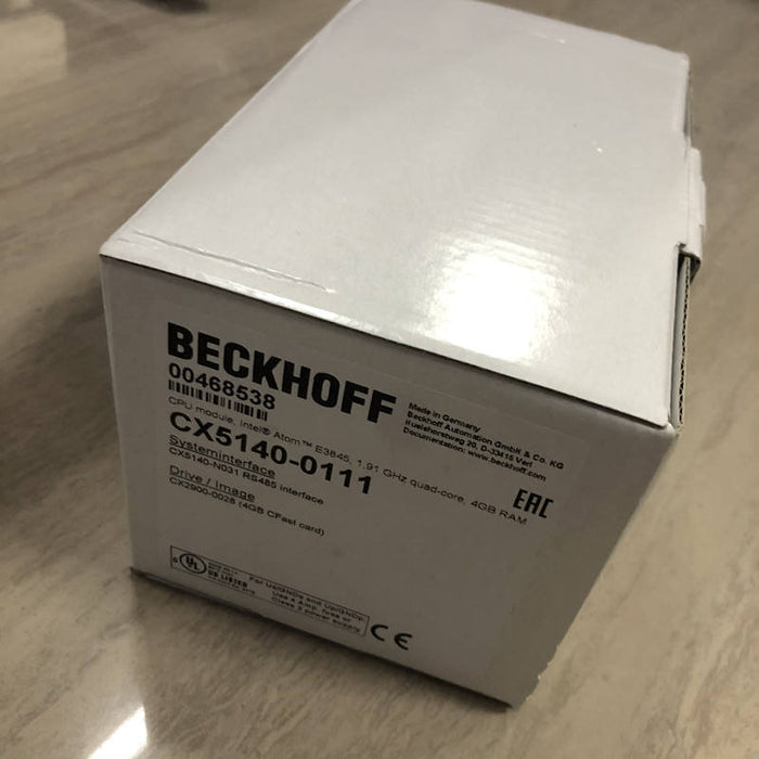 Beckhoff Beckhoff Plc Cpu Module Industrial Pc Cpu For Atom E CX5140-0111 New Item