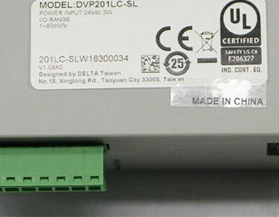 Del Ta Delta DvplcPlc Load Cell Module DVP201LC-SL New