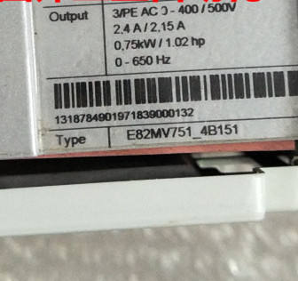 Need Inquiry Used Lenze E82MV751-4B151 Servo Drive Frequency Inverter