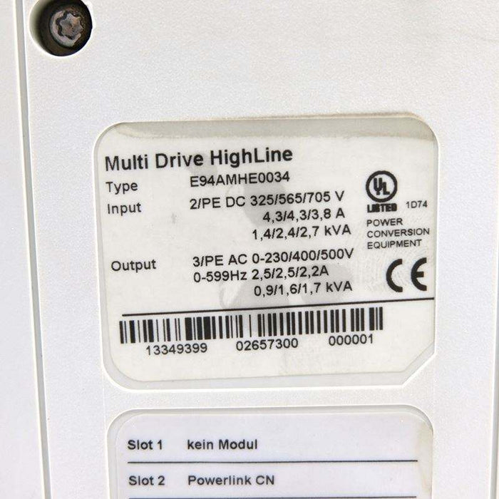 Original Instock Multi Drive HighlineAmpSeriesVac Servo Drive For E94AMHE0034 Original new