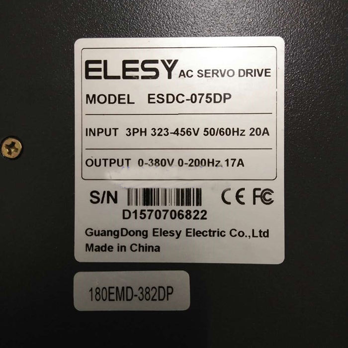 Elesy  ESDC-075DP 180EMD-382DP22A USED & NEW