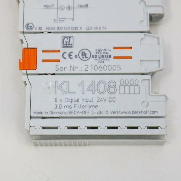 Beckhoff Bus Terimal Digital Input Plc Controller Modules KL1002 KL1104 KL1404 KL1408 KL1418 KL1809 100% Original Brand