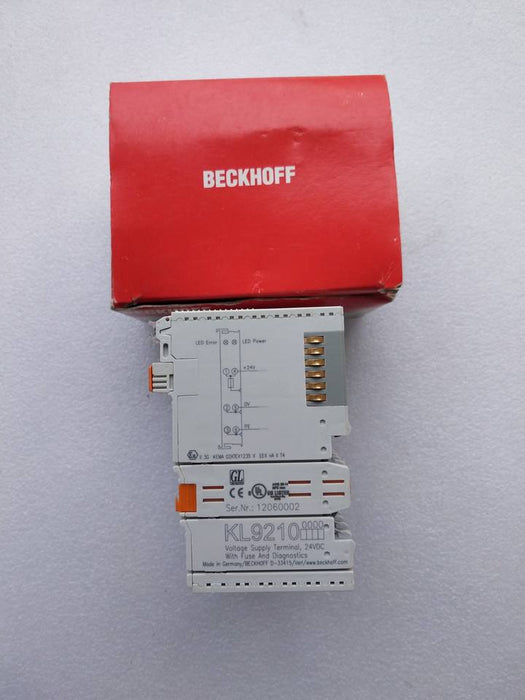 Beckhoff Plc Voltage Supply Terminal Module KL9210 Used