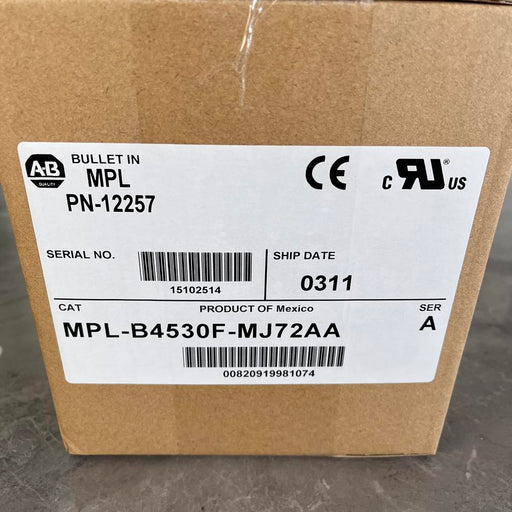 A B Servo Motor MPL-B4530F-MJ72A 100% Original