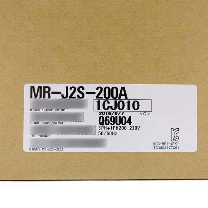 Original Instock Mitsubishi MrjsaKw Motor Mrjsa Mrjsa Module Plc Mr Js Series Servo Motor Driver MR-J2S-200A Original