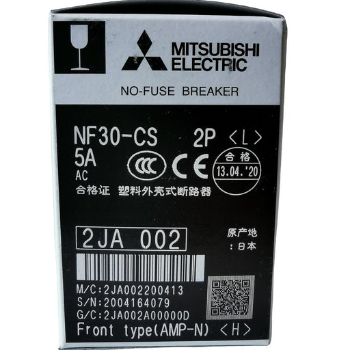 Mitsubishi A A A A A A A A A Miniature Plastic Case Circuit Breaker NF50-SMU 2P 50A 100% Original