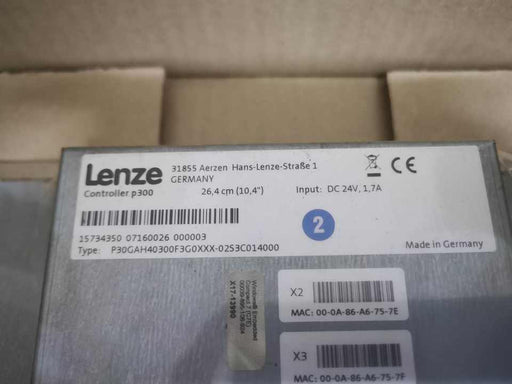 Lenze NeedinquiryPHmi Touch Panel Screens P30GAH40300F3G0XXX-02S3C014000 Used Parts