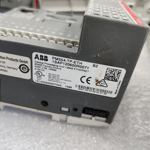 ABB PM554-TP-ETH B2 1SAP120600R0071 Prog.Logic Controller