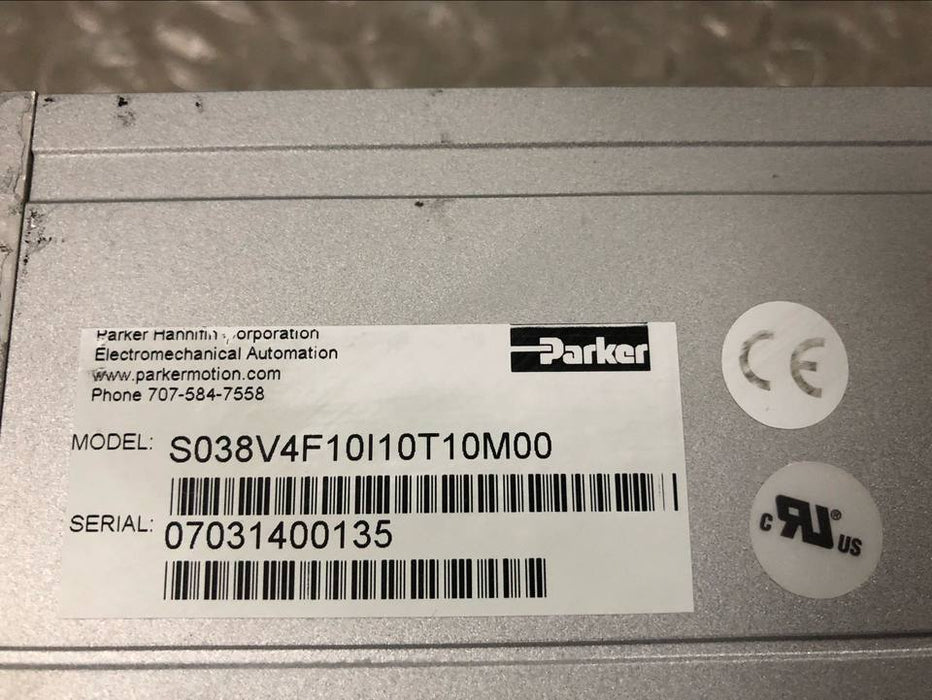 Parker Negotiateprice Br/Compax Servo Drive S038V4F10I10T10M00 100% Original/used