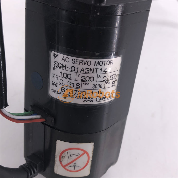 YASKAWA Servo Motor SGM-01A3NT14 Used