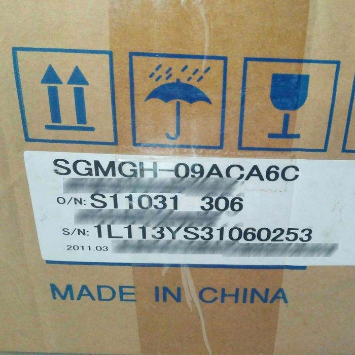 Yaskawa Servomotor ControllerJapanElectric Motor Unit Spare Parts Cnc Ac Machine Accessories SGMGH-09ACA6C Original