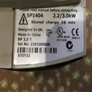 Control Techniques ECt Inverter Drive SP1404 Used