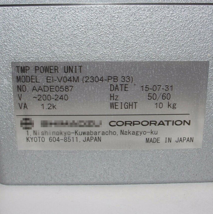 Other In Good Condition Turbo Molecular Pump TMP-V2304LM TMP- V2304LM Used In Good Condition